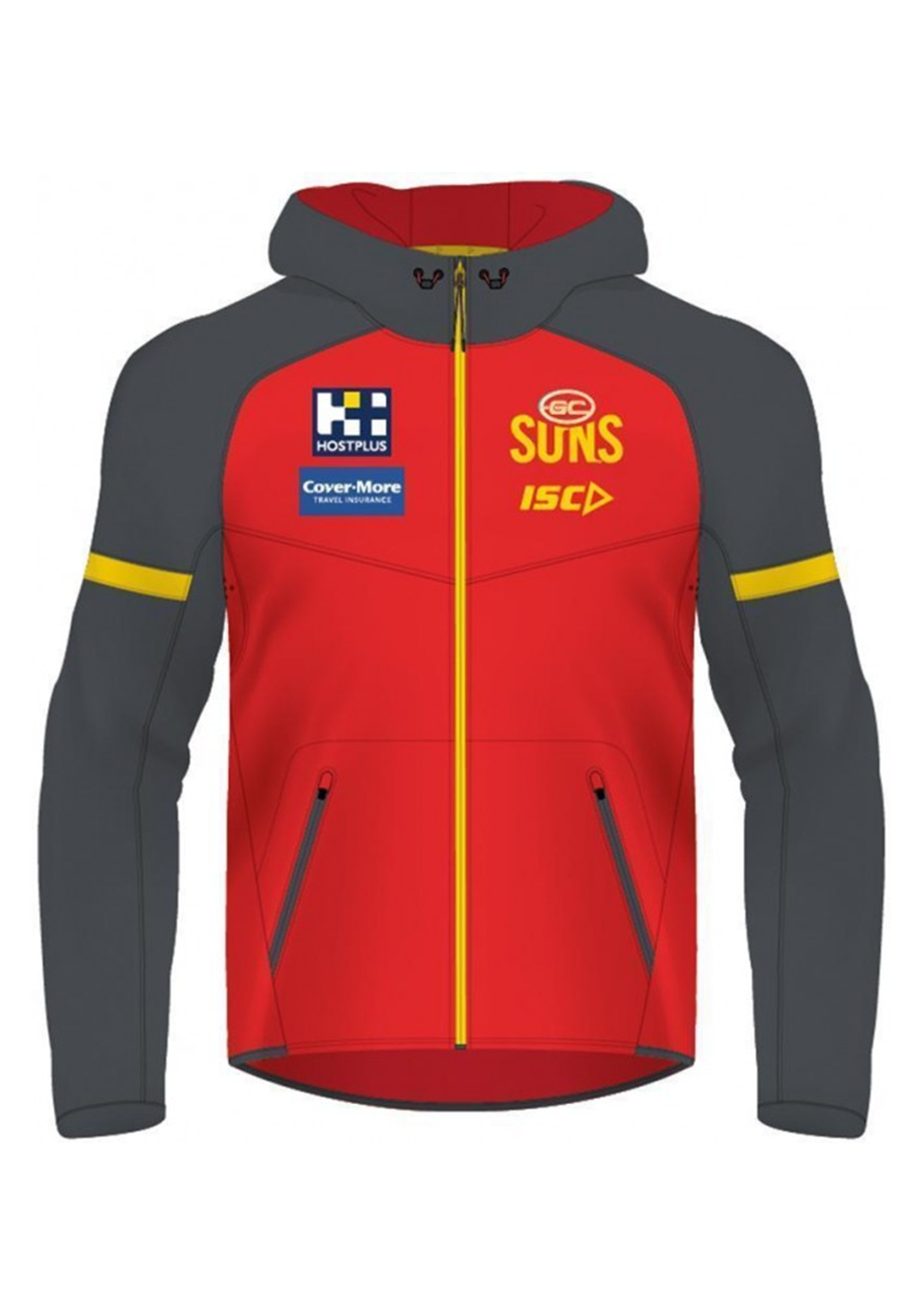 ISC Women's Gold Coast Suns 2020 Tech Pro Hoodie - GS20HDY01L | Comfortable & Stylish Pullover for Sports Fans, Casual Wear & Outdoor Activities