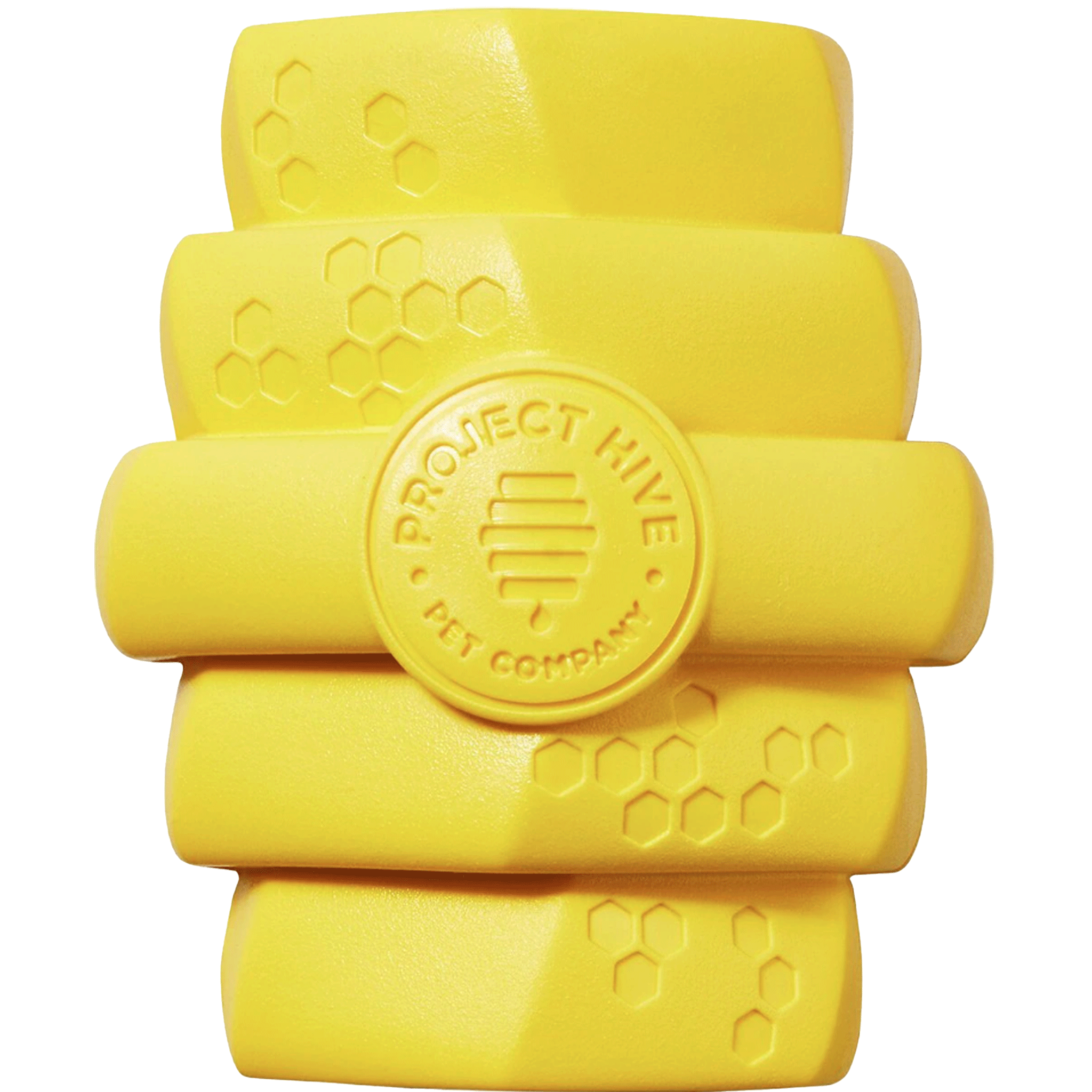 Project Hive Bee Hive Chew Toy for Dogs - Durable Pet Teething Toy for Puppies & Small Dogs - Interactive Treat Dispenser for Boredom Relief & Dental Health - Perfect for Indoor & Outdoor Play