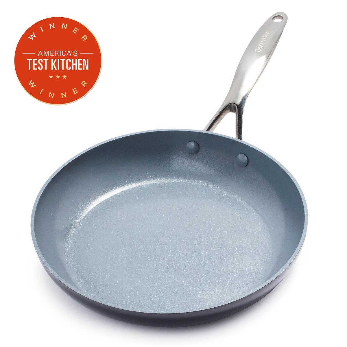 Valencia Pro Ceramic Nonstick 12-Inch Frying Pan - PFOA Free, Dishwasher Safe Skillet for Sauteing, Frying & Cooking | Perfect for Gas, Electric & Induction Stoves