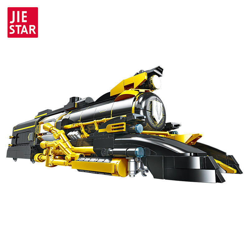 JIESTAR 58113 Star Train Building Blocks Set - 1270 PCS Creative DIY Model Kit for Kids & Adults - Perfect for STEM Learning, Gifts, and Home Decoration