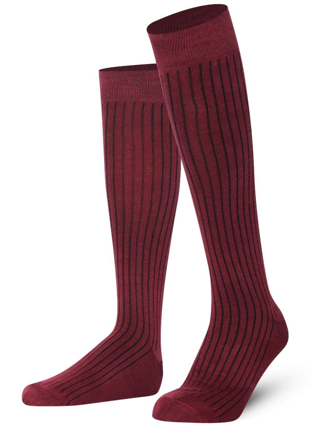 Premium Knee High Socks for Women & Men - Soft Combed Cotton, Seamless Toe Design - Tall Long Socks for Running, Hiking, Work & Everyday Comfort