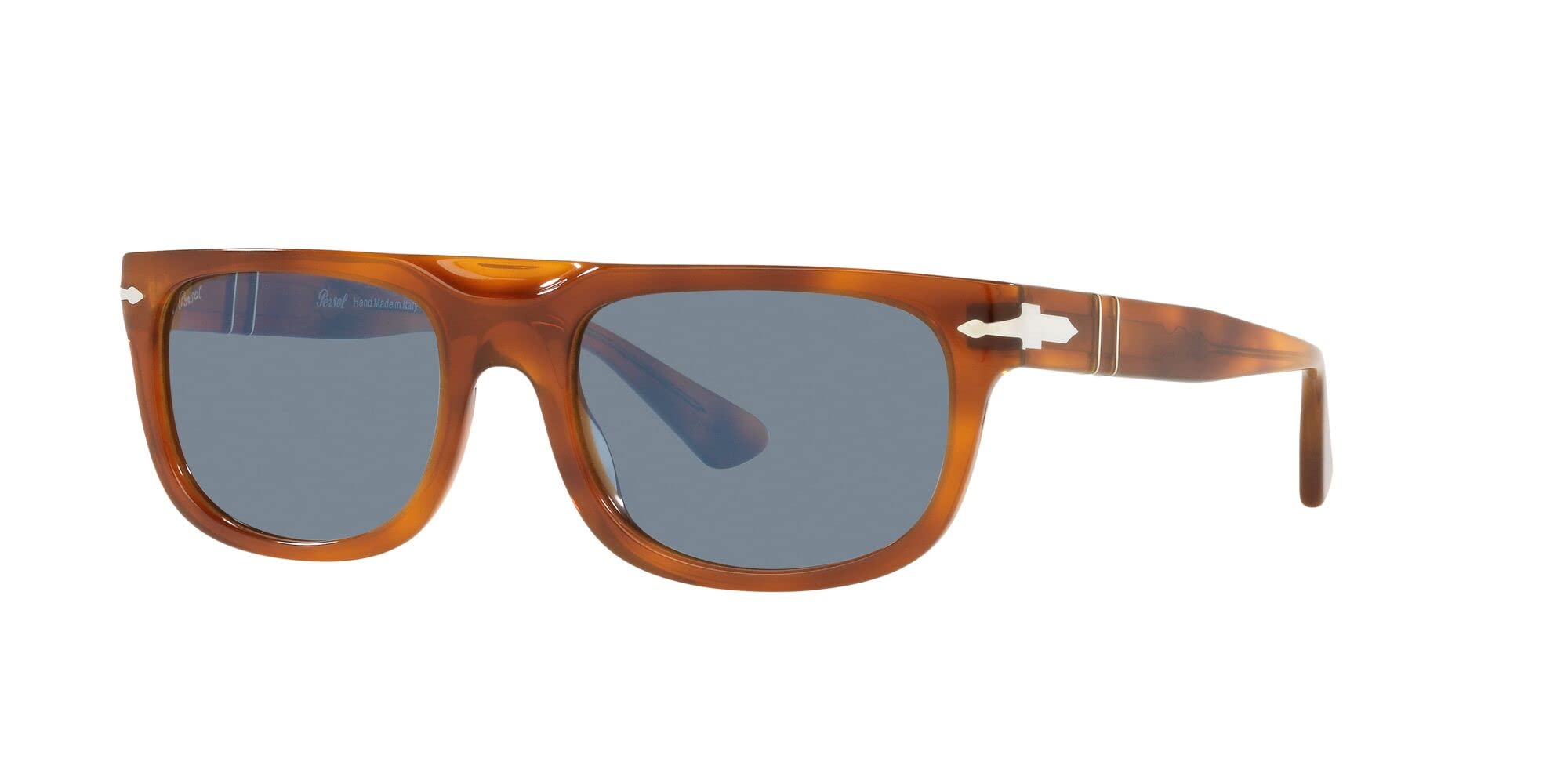 Persol PO3271S Classic Rectangular Sunglasses for Men & Women – UV Protection, Polarized Lenses, Lightweight Frame – Perfect for Driving, Travel & Outdoor Activities