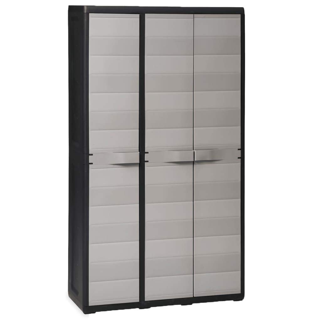 Large Garden Storage Cabinet with 4 Adjustable Shelves - 38.2