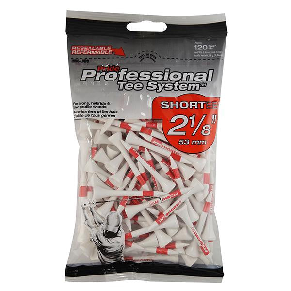 Premium Pride Golf Tees - 50 Pack Red Tees for Men & Women | Durable Plastic Golf Accessories for Driving Range & Course Play