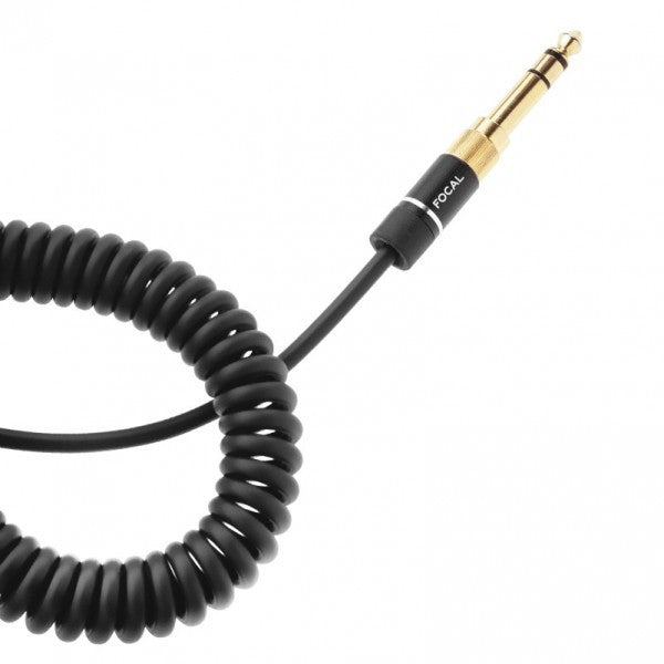 Focal Clear Pro Replacement Coiled Cable - High-Quality Audio Upgrade for Professional Headphones | Perfect for Studio Recording & Gaming