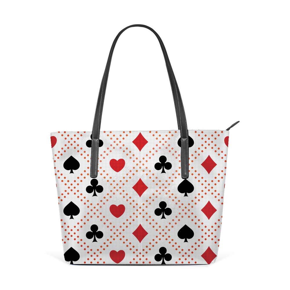 Kuizee Women's PU Leather Shoulder Tote Bag - Stylish Casual Handbag for School, Shopping & Work - 15.7 Inch Spacious Purse with Decorative Details | Perfect for Daily Commute, Office & Travel Essentials