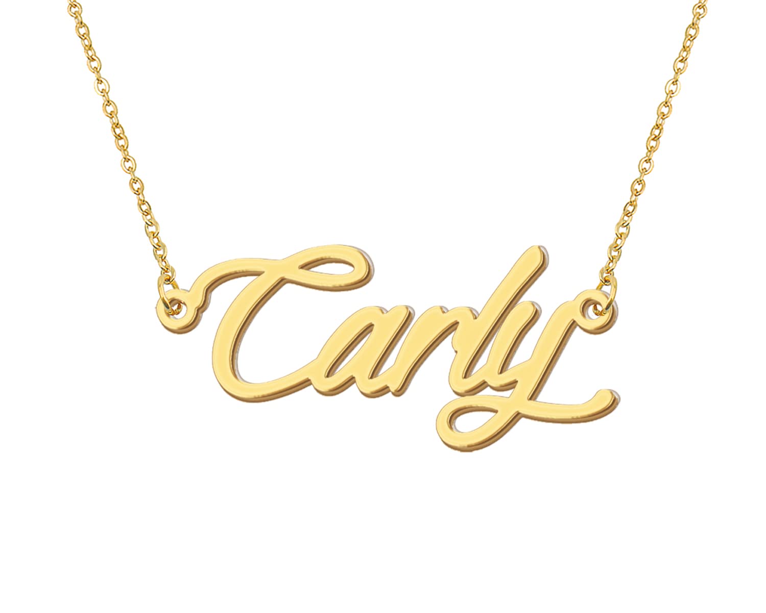 Personalized Name Necklace for Women - Custom Any Name Jewelry Gift for Mom, Bridesmaid, New Mom | Elegant Layering Necklace for Everyday Wear, Wedding, Birthday & Special Occasions