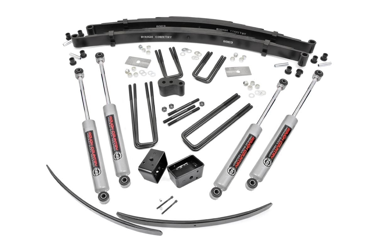 4 Inch Lift Kit for Dodge/Plymouth Ramcharger & Trailduster (1974-1977) - Heavy Duty Rear Suspension Blocks | Off-Road Upgrade for Enhanced Ground Clearance & Towing Capacity