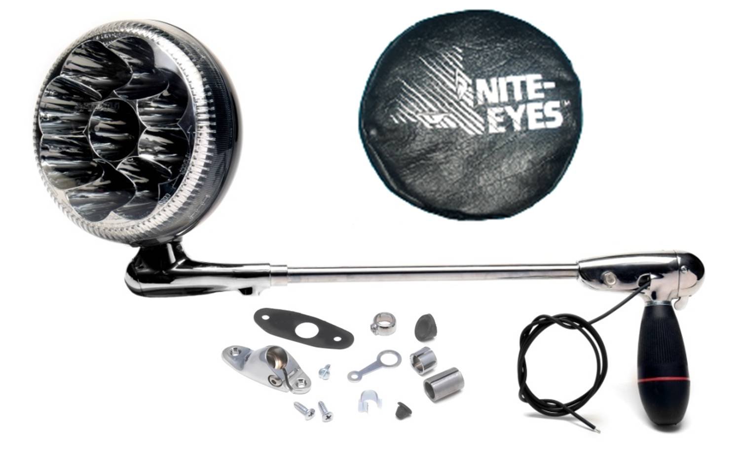 NITE-EYES Toyota Land Cruiser LED Spotlight Kit - Driver Side (LH) for 2008-2016 Models | Off-Road Lighting Upgrade for Night Driving & Adventure