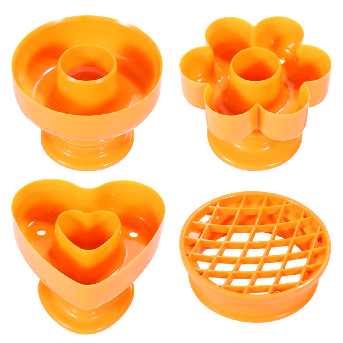 DOITOOL 4-Piece Silicone Donut Baking Mold Set - Heart & Flower Shaped Non-Stick Donut Pan for Oven, Cupcakes, Muffins - Perfect for Birthday Parties, DIY Desserts & Holiday Baking
