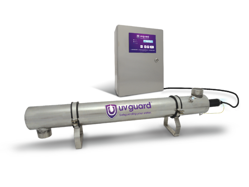UV Guard S Series Commercial UV Water Disinfection System - 50m3/hr Capacity | Water Purification for Pools, Ponds & Industrial Use | EPA Certified UV Sterilizer