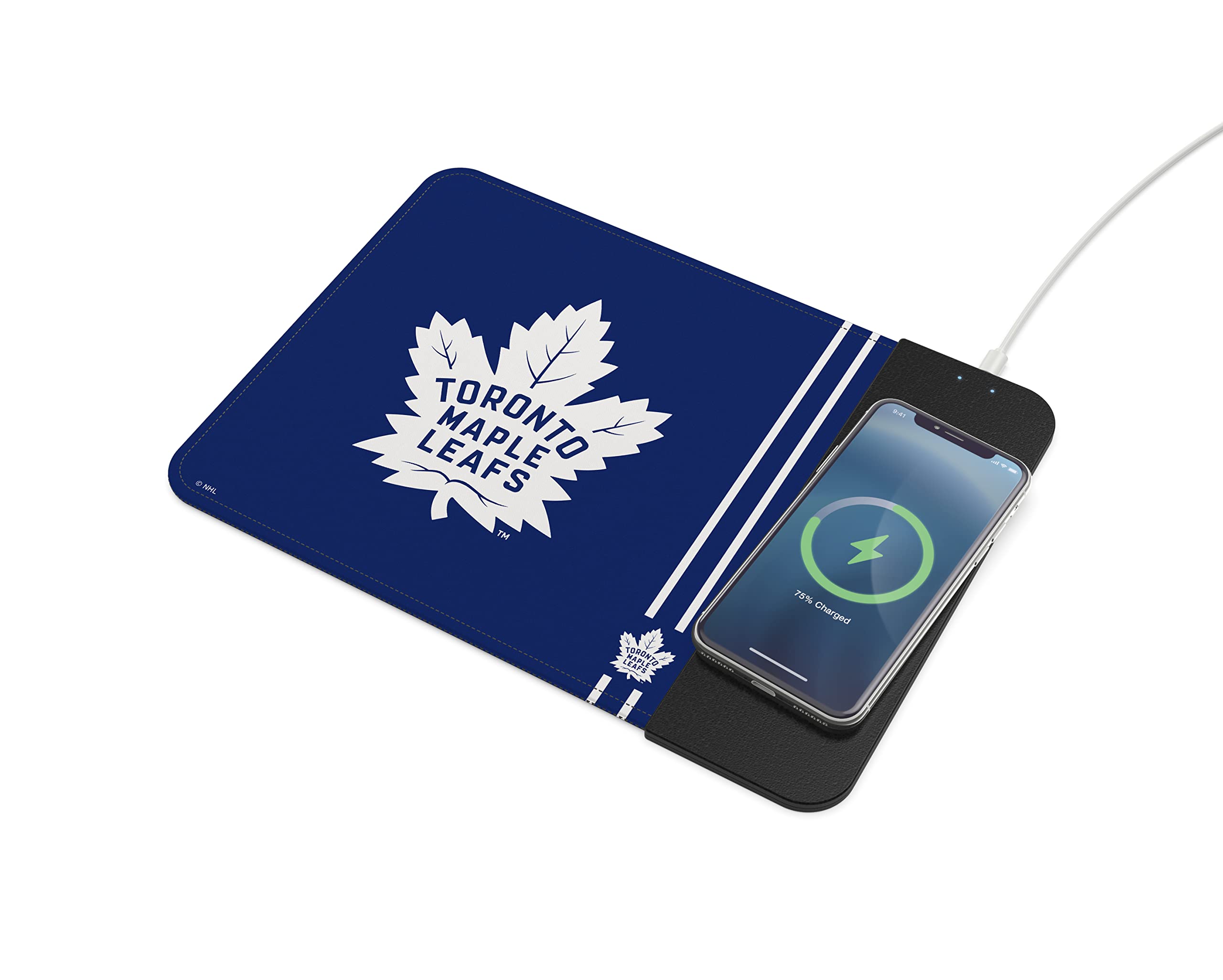 SOAR NHL Wireless Charging Mouse Pad with Fast Qi Charging - Gaming Mouse Mat for PC & Laptop - Perfect for Office, Home & Gaming Setup