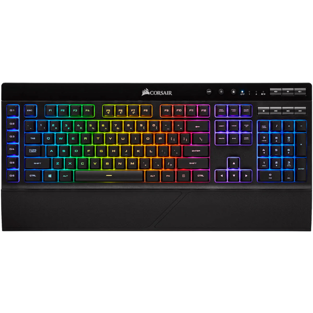 Corsair K57 RGB Wireless Gaming Keyboard - Mechanical Feel, Low Profile, 10-Key Rollover - Perfect for PC Gaming, Streaming & Office Work