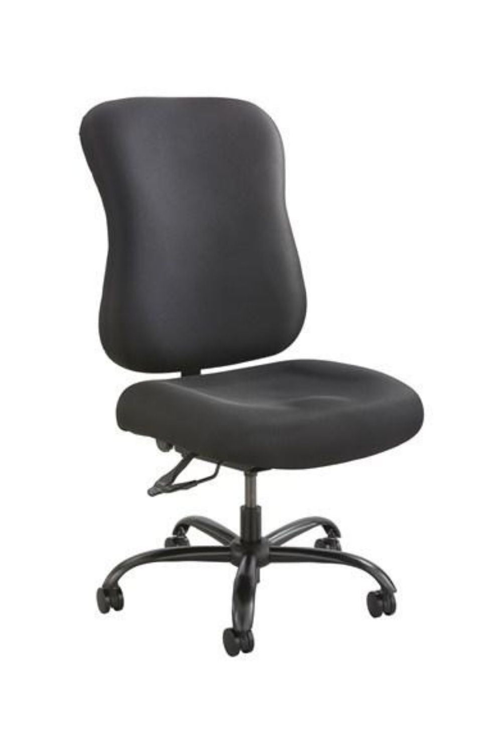 Safco Optimus 3590BL Big and Tall Office Chair - Heavy Duty Ergonomic Executive Chair for Large Men, Adjustable Lumbar Support & Tilt Lock - Perfect for Home Office, Gaming & Workspace
