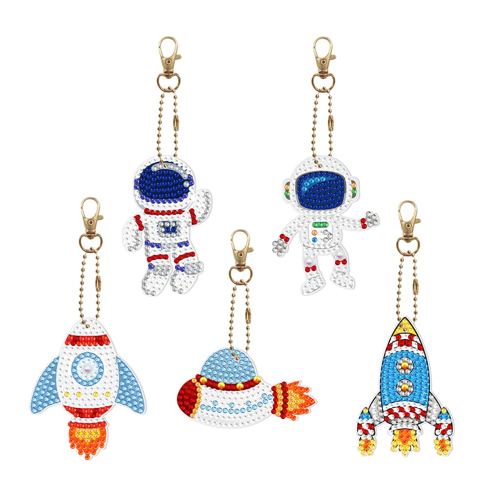 5D DIY Diamond Painting Keychain Kit - Custom Rhinestone Key Ring with Numbers, Christmas Ornament & Gift for Mom, Daughter - Perfect for Home Decor, Party Favors, and Personalized Jewelry Making
