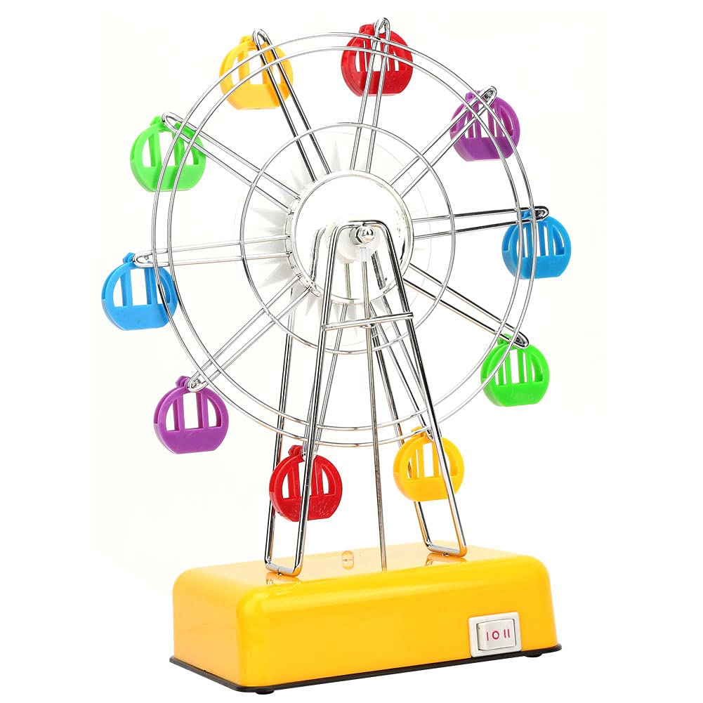 Premium Hozee Delicate Music Box - Durable Plastic Gift for Friends (Yellow) | Portable Musical Jewelry Box for Birthday, Wedding & Home Decor