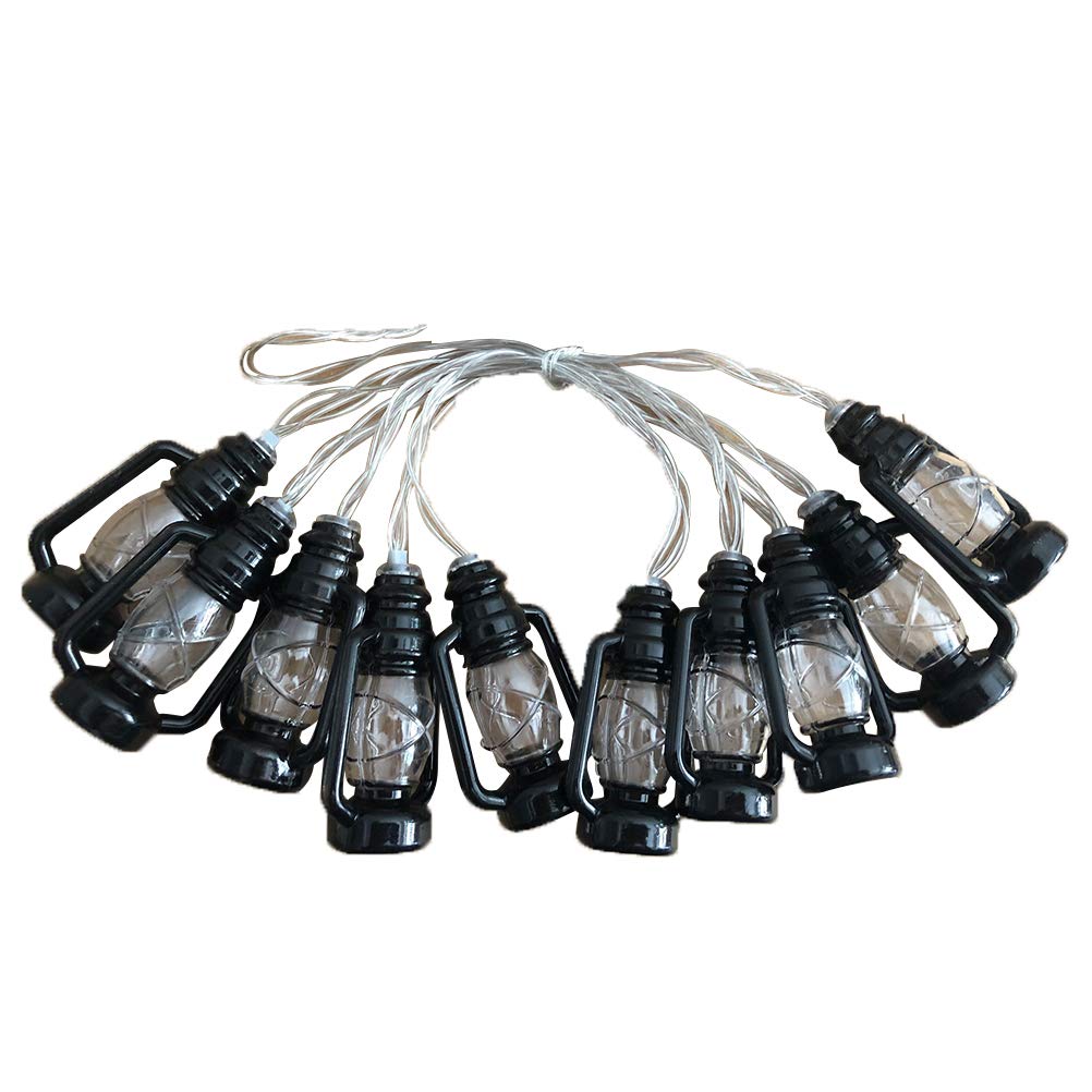 20 LED Halloween Kerosene Lamp Light String - 3 Meters Battery-Free Halloween Decorations for Indoor/Outdoor, Party, Yard, and Haunted House Decor