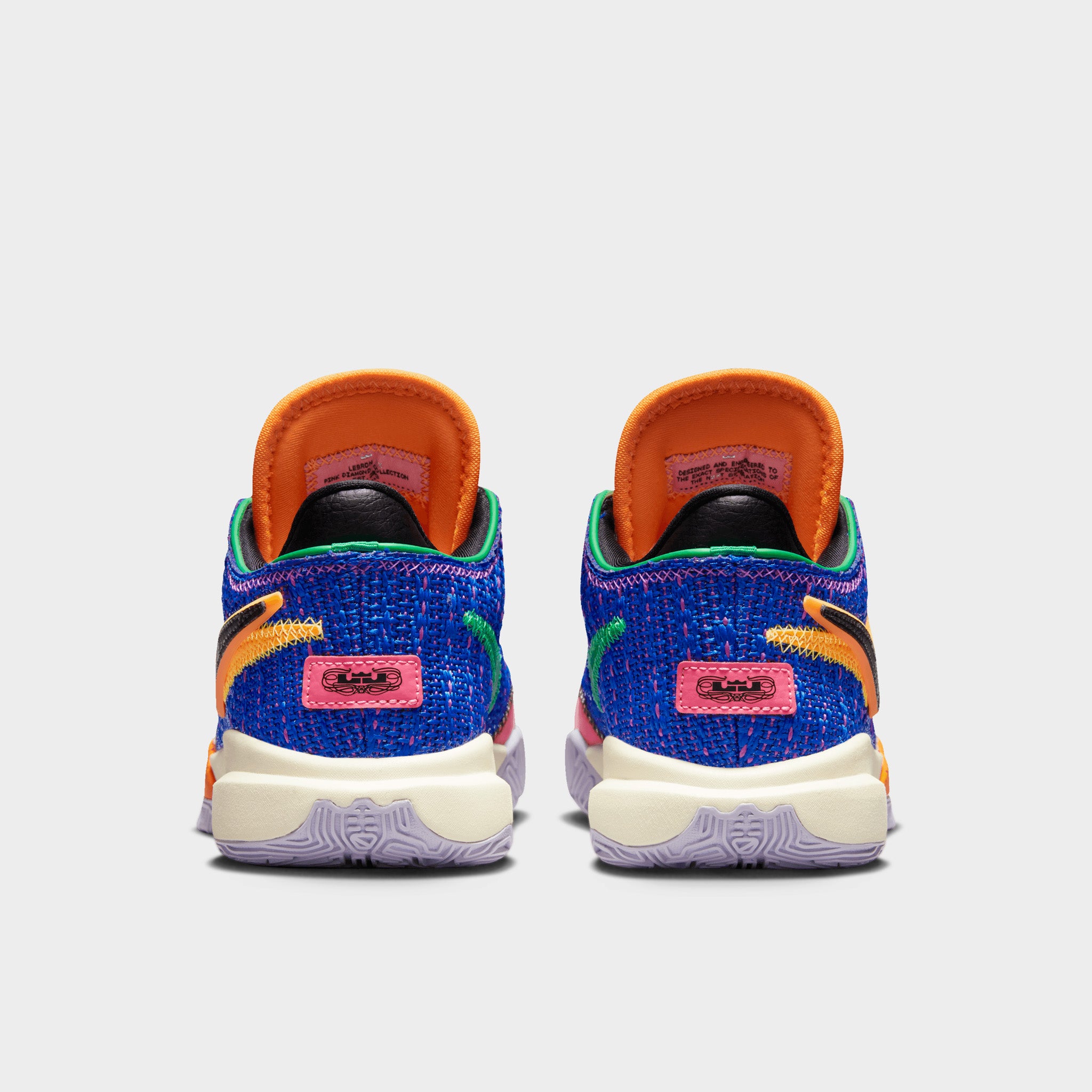 Nike LeBron 20 GS Basketball Shoes - Racer Blue/Black/Vivid Purple - Kids' Performance Sneakers for Court Play & Street Style