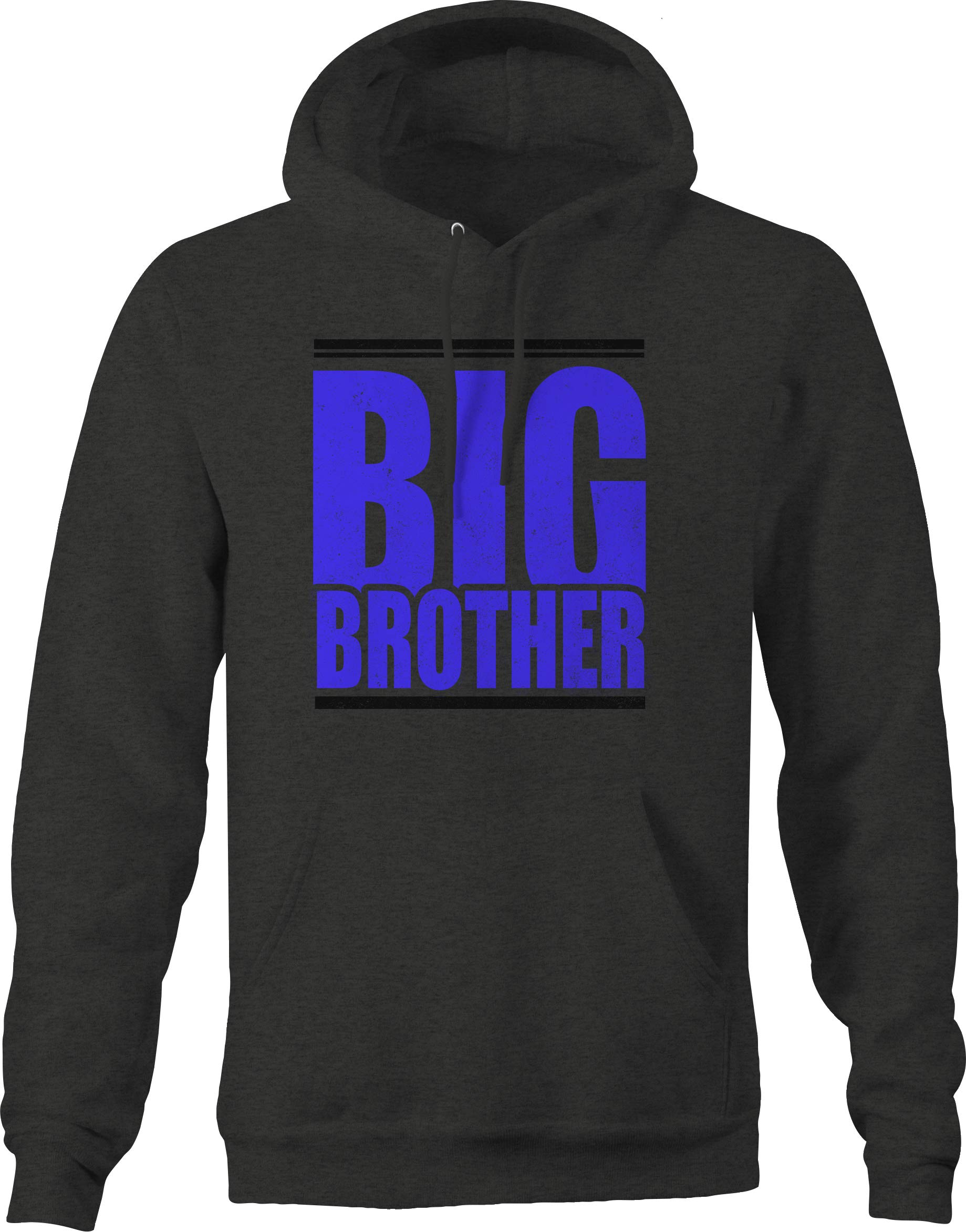 Big Brother Sibling Family Baby Love Hoodie - Gray Pullover Sweatshirt for Men & Women | Comfortable Casual Wear for Family Outings & Sibling Bonding