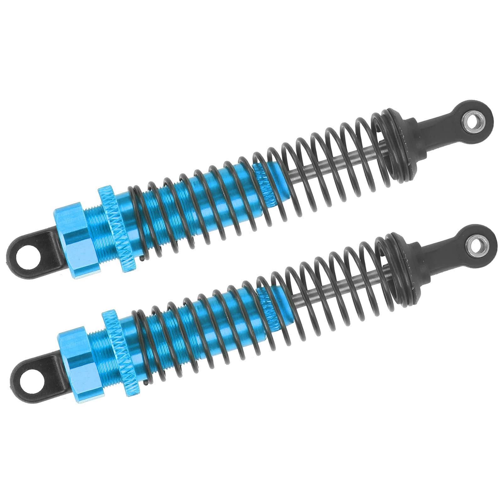 High-Quality Metal RC Damper Shocks for Traxxas Slash 2WD - Durable Oil-Filled Shock Absorbers with Good Flexibility (Blue) - Perfect for Off-Road Bashing, Racing & RC Car Upgrades