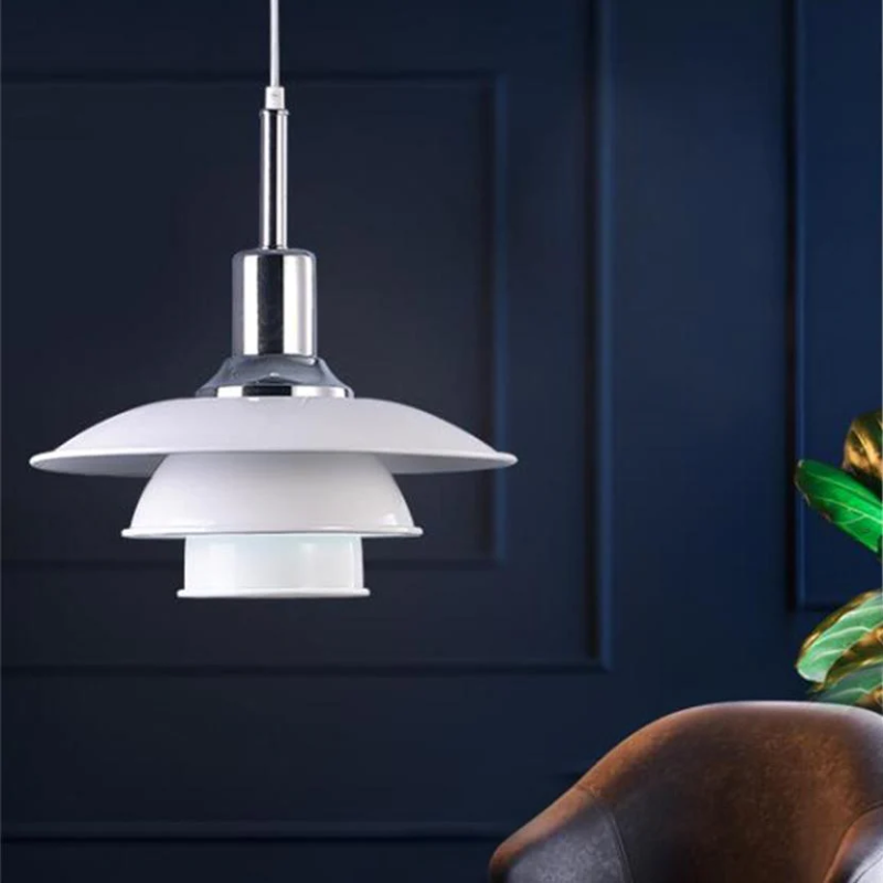 Modern Cala Aluminum Layered Pendant Light - Sleek Ceiling Lamp for Dining Room, Kitchen Island & Living Room Decor