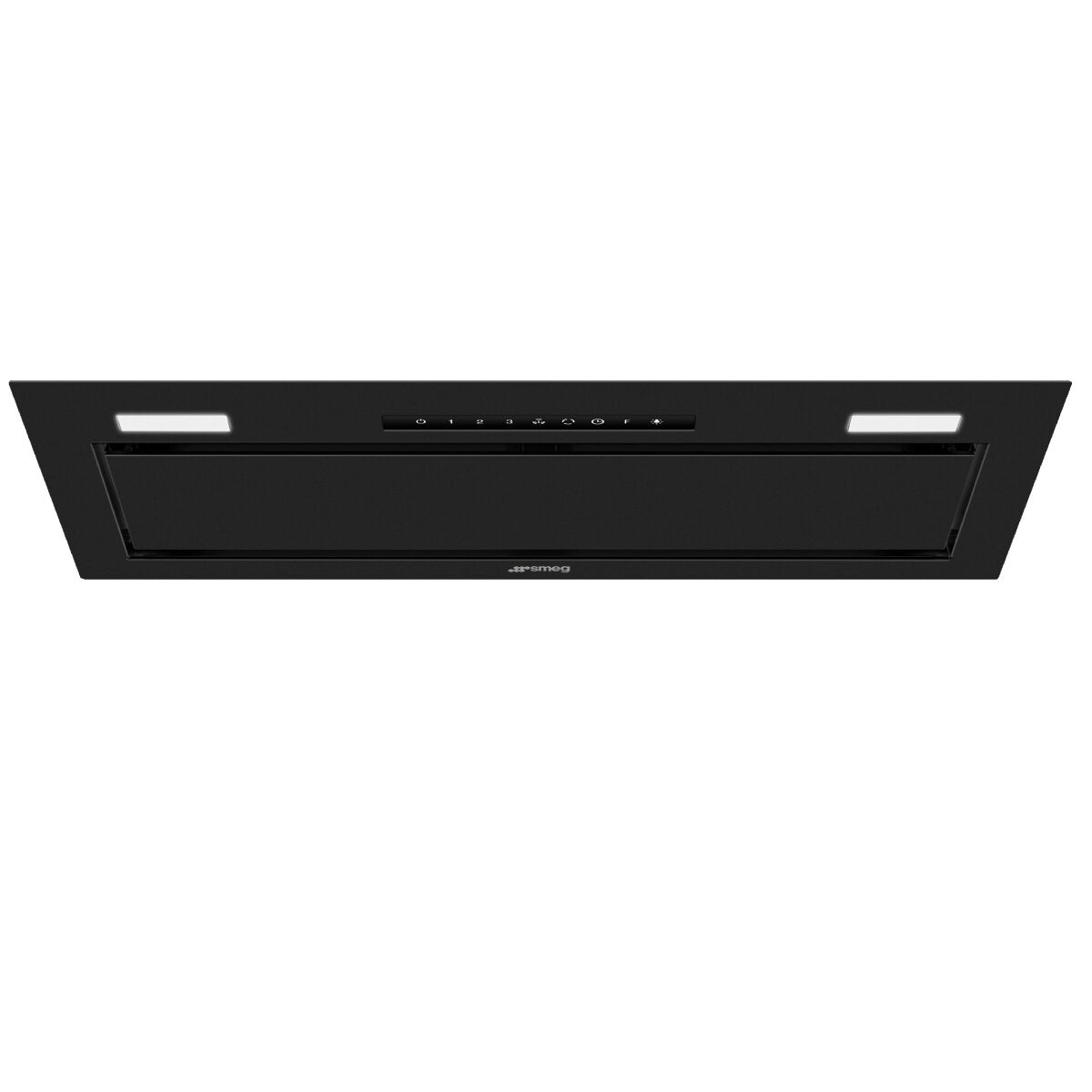 Smeg 60cm Undermount Rangehood with AutoVent 2.0 Technology - Matte Black KSGAU6P4MB | Powerful Kitchen Ventilation for Modern Homes | Perfect for Open-Concept Kitchens & Heavy Cooking