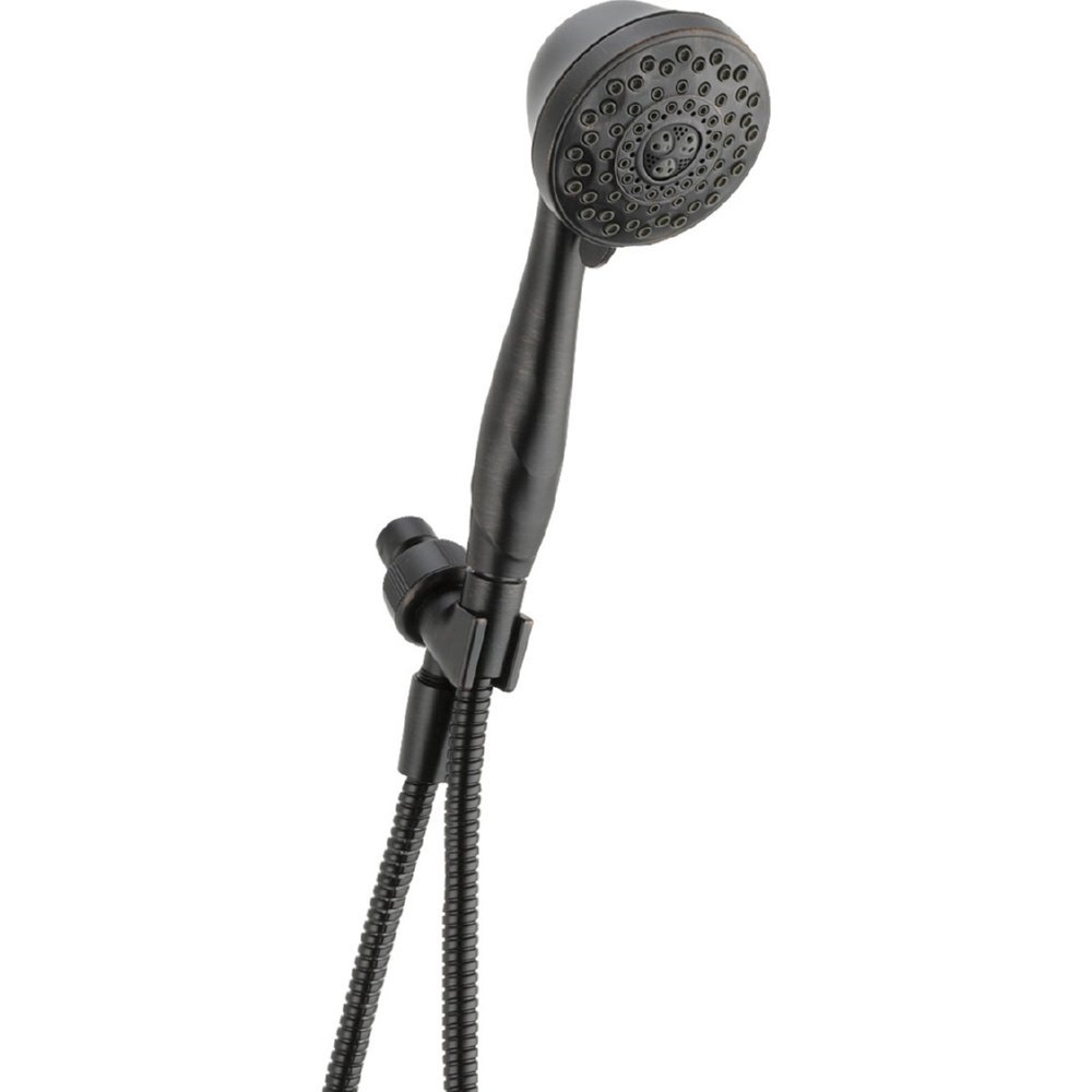 Delta Faucet 7-Spray Handheld Shower Head with Hose - Oil Rubbed Bronze Detachable Shower Head for Bathroom, Spa & Relaxation - Venetian Bronze 59346-RB-PK