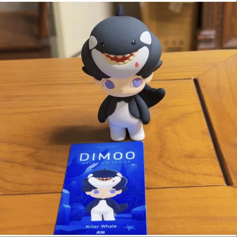 DIMOO Aquarium Series Killer Whale Collectible Figure - Cute & Unique Blind Box Toy for Kids & Adults - Perfect for Home Decor, Office Display, and Gift Giving