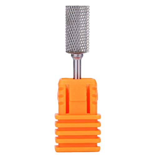 OSALADI Tungsten Steel Nail Grinding Head & Drilling Bit for Manicure Machine - Professional Nail Art Tools (Size M) - Perfect for Salon, Home Nail Care & DIY Nail Designs