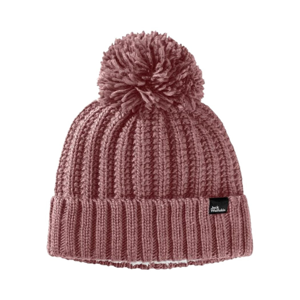 Jack Wolfskin Highloft Knit Women's Beanie Hat - Warm Winter Knitted Cap for Outdoor Activities, Skiing, Hiking & Casual Wear