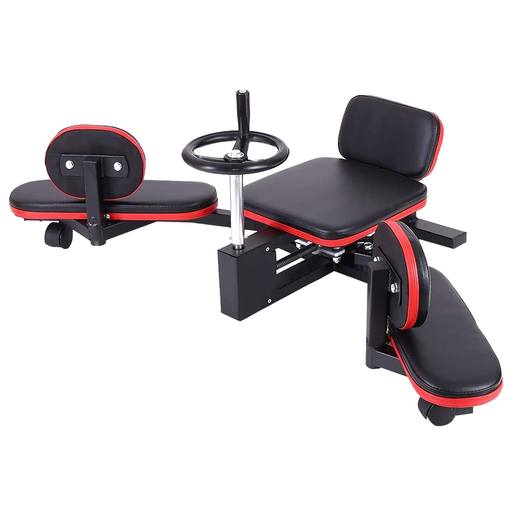 Loyesm Heavy Duty Leg Stretcher Machine - 330LBS Capacity Steel Frame Split Stretching Trainer for Flexibility & Gym Workouts - Perfect for Home Fitness, Martial Arts, Yoga & Dance Training (Men & Women)