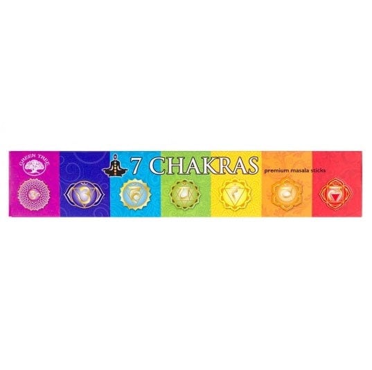 7 Chakras Incense Sticks - Natural Aromatherapy for Meditation, Yoga & Spiritual Healing - Handmade with Essential Oils for Relaxation & Positive Energy - Perfect for Home, Office & Sacred Spaces