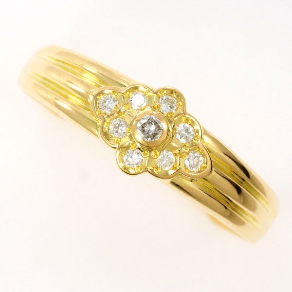 18K Yellow Gold Diamond Ring for Women - Elegant Solitaire Engagement & Wedding Band - Perfect for Proposals, Anniversaries, and Special Occasions