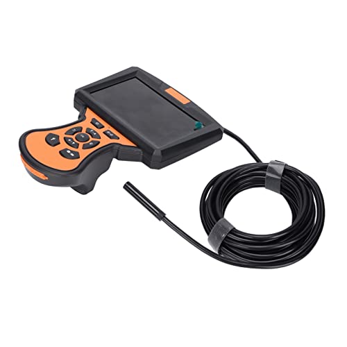 Waterproof Rechargeable Endoscope Inspection Camera with 5m Cable - for Sewer, Drain, Car & Plumbing Repairs - Perfect for DIY Home Maintenance and Automotive Diagnostics