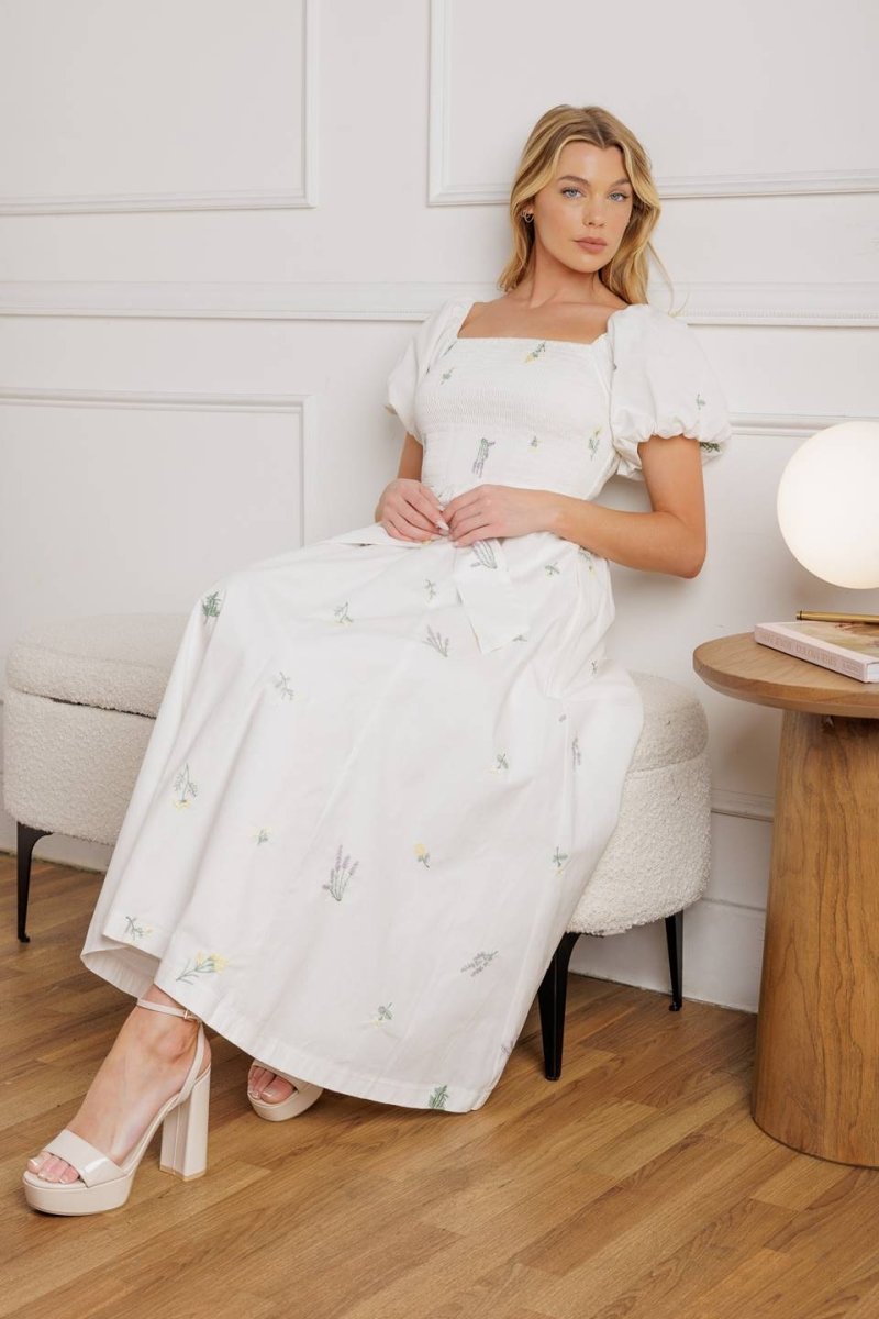 ALL THE BETTER Woven Midi Dress - Flowy Summer Dress for Women, Casual & Elegant, Perfect for Beach, Brunch and Date Nights