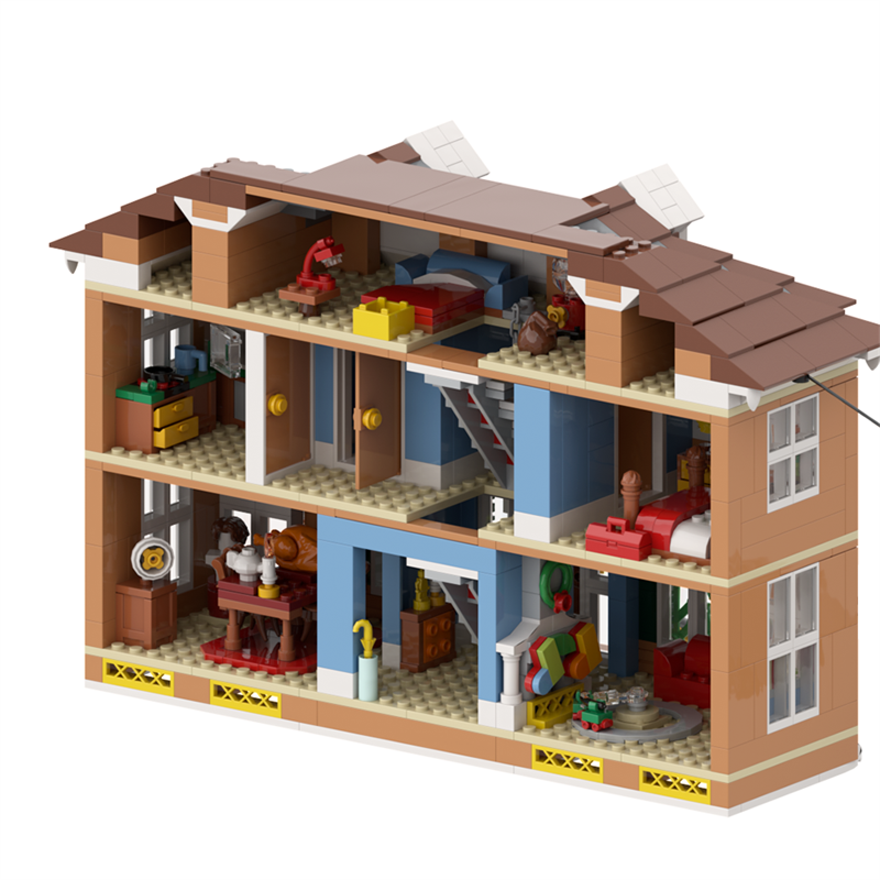 Gobricks 919PCS Little Ghost Takes Charge Kevin's House Building Blocks Set – Creative Toy for Kids, Perfect for Halloween Gifts & Home Decoration