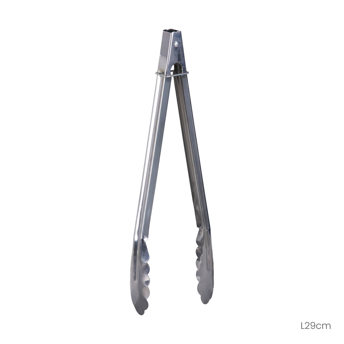 29cm Stainless Steel Kitchen Tongs with Non-Slip Handle - Heavy Duty Cooking Tongs for Grilling, BBQ, Salad, and Serving (HFH8017)