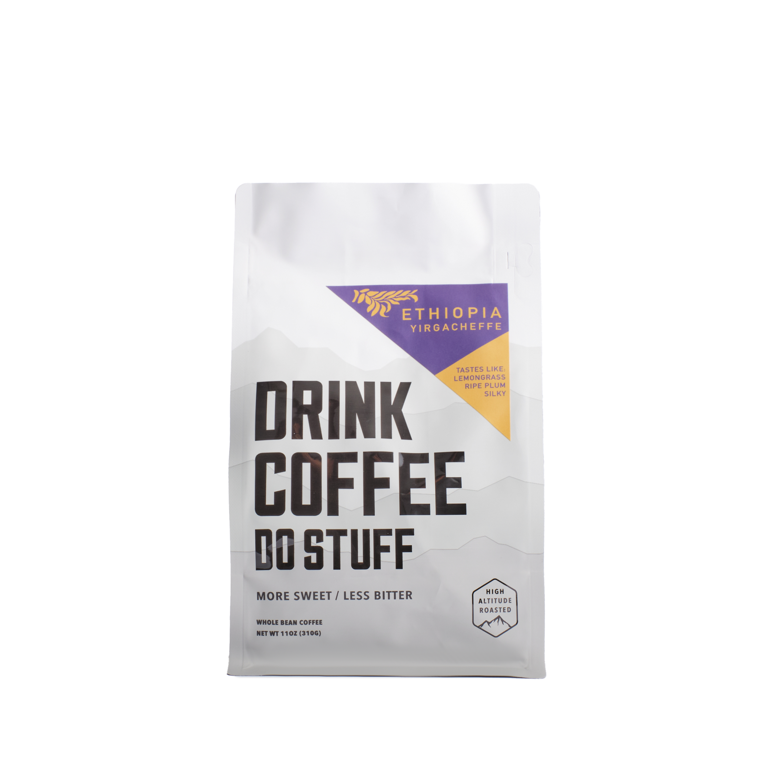 Premium Ethiopia Yirgacheffe Single Origin Coffee Beans - Fresh Roasted, Medium-Dark, Whole Bean for Pour Over, French Press & Espresso - Perfect for Home Brewing & Gifting