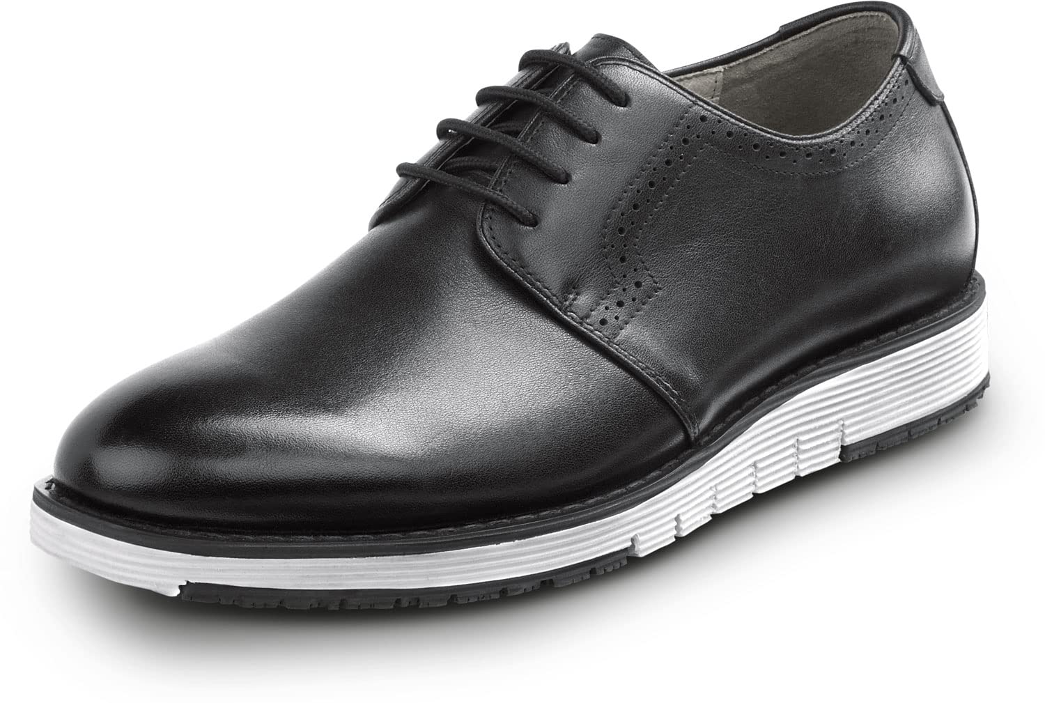 SR Max Beaufort Men's Slip-Resistant Soft Toe Dress Work Shoes - Comfortable & Durable for Office, Business Casual & Professional Work Environments