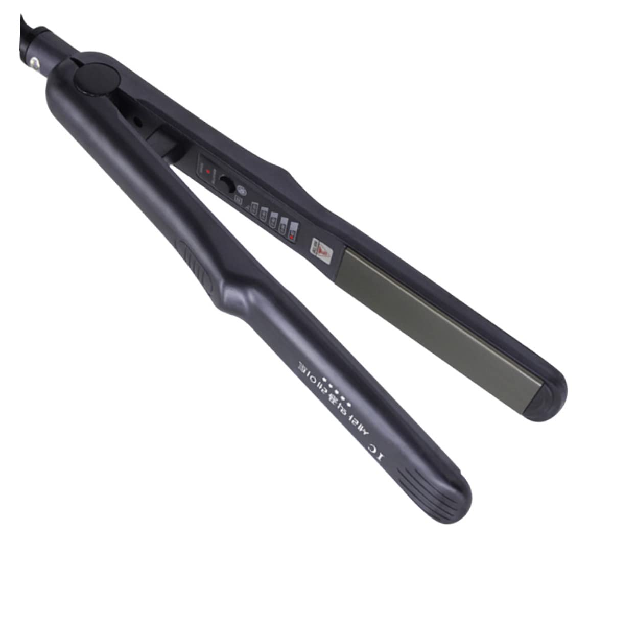 FOMIYES Professional Hair Curler & Straightener - 1 Inch Steam Flat Iron with Heat Protection for Salon & Home Use - No Damage Hair Styling Tool for Curly, Wavy & Straight Looks (Black) | Perfect for Daily Styling, Special Occasions & Travel