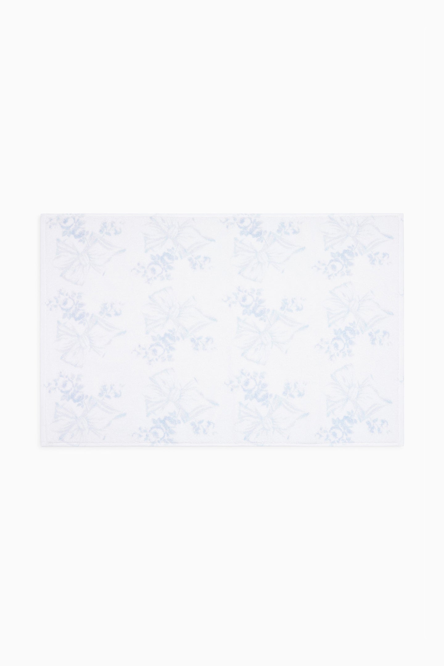 Premium Soft Cotton Bath Mat - Non-Slip Absorbent Bathroom Rug - Blue Cloud Design for Cozy Home Decor | Perfect for Bathroom, Spa & Hotel Use