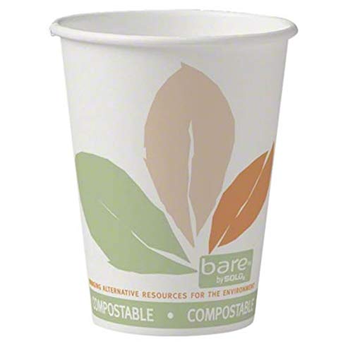 Eco-Friendly 8 oz Paper Hot Cups by SOLO Cup Company - 50 Cups/Bag, 20 Bags/Case (1000 Cups) - Ideal for Coffee, Tea, and Hot Beverages at Offices, Cafés, and Events