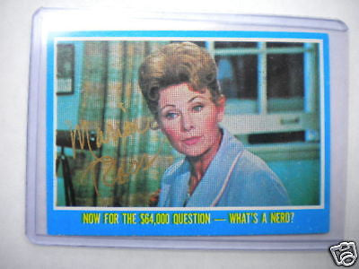 Happy Days Mom Marion Ross Autographed Signed Card with COA - Perfect for TV Show Memorabilia Collectors & Fans