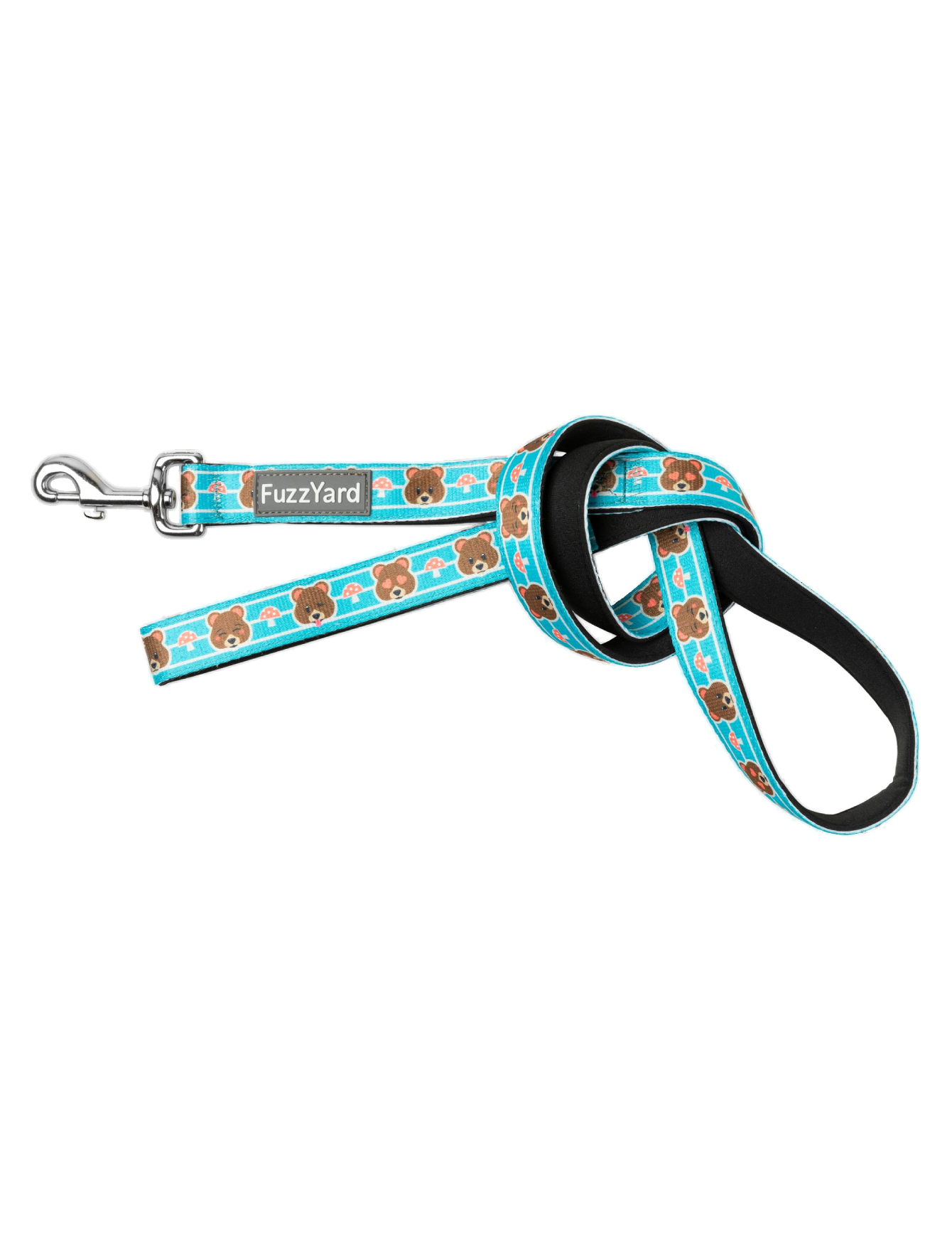 Fuzzyard Dog Leash - Soft & Durable Pet Leash for Small & Medium Dogs, Fuzz Bear Design (2 Sizes) - Perfect for Walking, Training & Outdoor Adventures with Your Furry Friend
