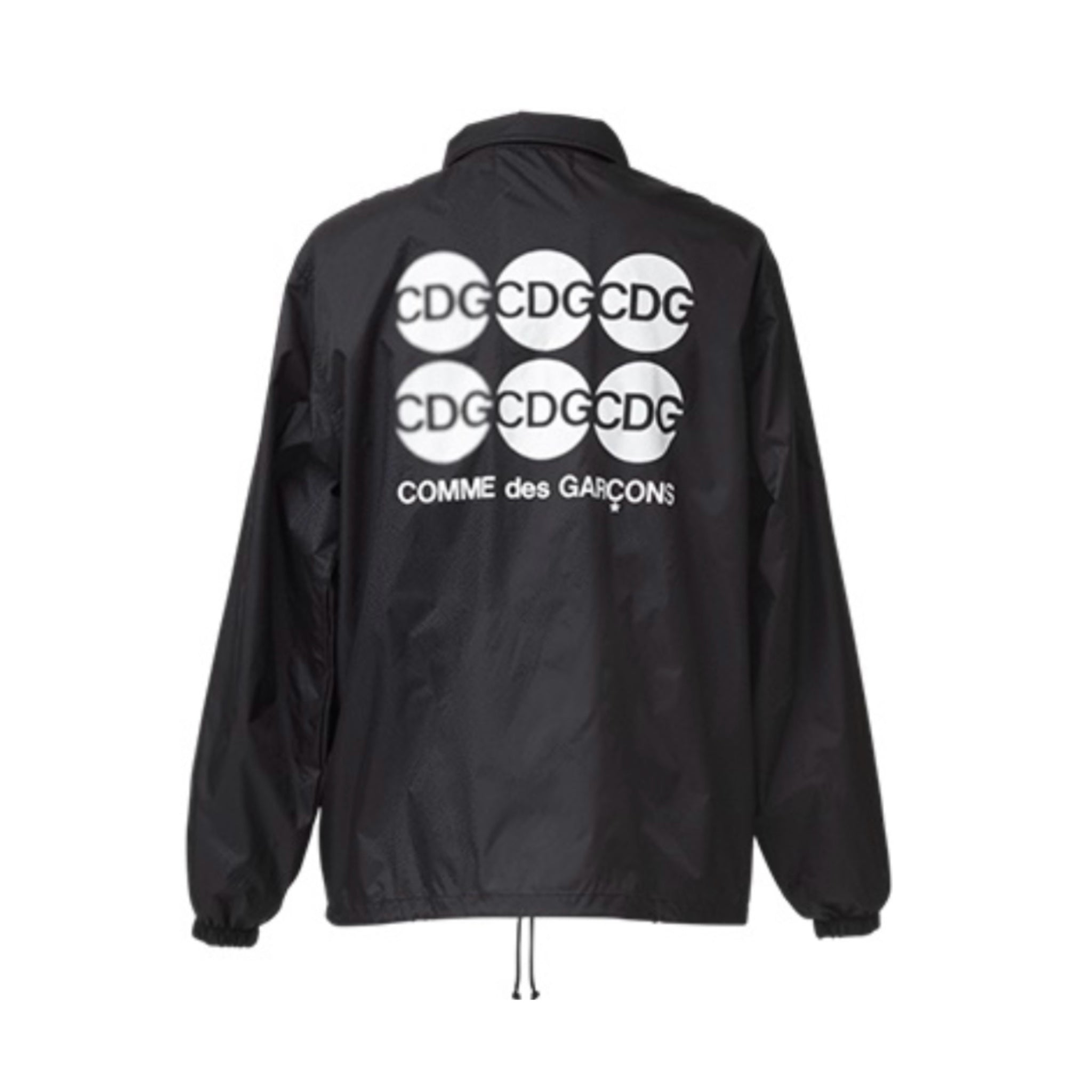 Comme Des Garçons Circles Logo Coach Jacket - Stylish Unisex Streetwear for Men & Women - Perfect for Casual Outings, Street Fashion & Urban Lifestyle