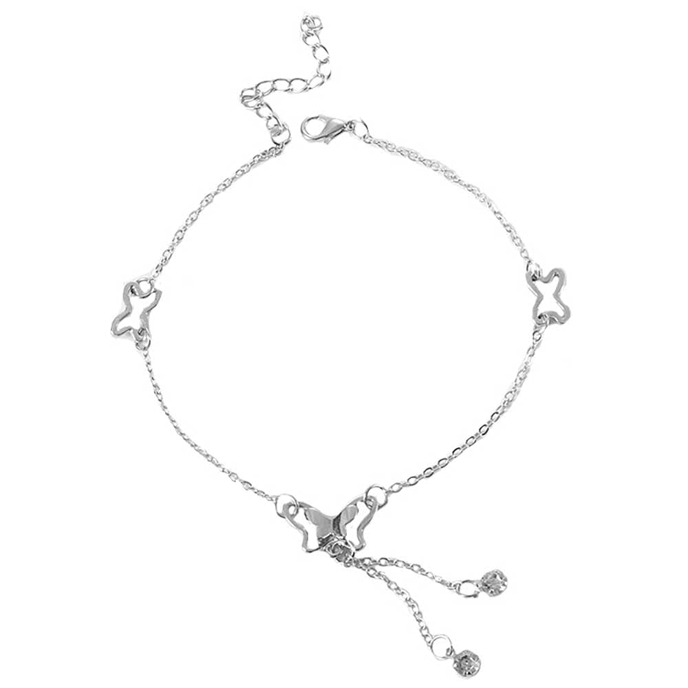 **Butterfly Bracelet & Anklet Set - Dainty Butterfly Jewelry for Women & Teens - Perfect Birthday & Mother's Day Gift - Ideal for Parties, Weddings & Everyday Wear**