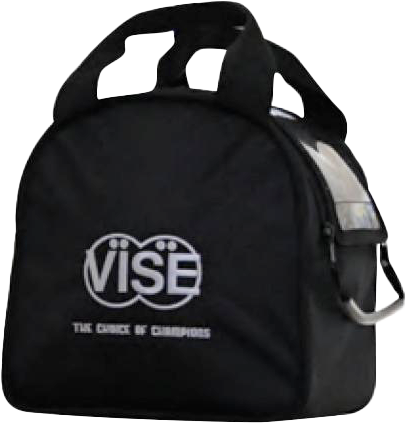 Vise Clear Top Add On Bowling Ball Bag - Black | Durable & Lightweight Bowling Accessory for Easy Transport | Perfect for League Play, Tournaments & Practice Sessions