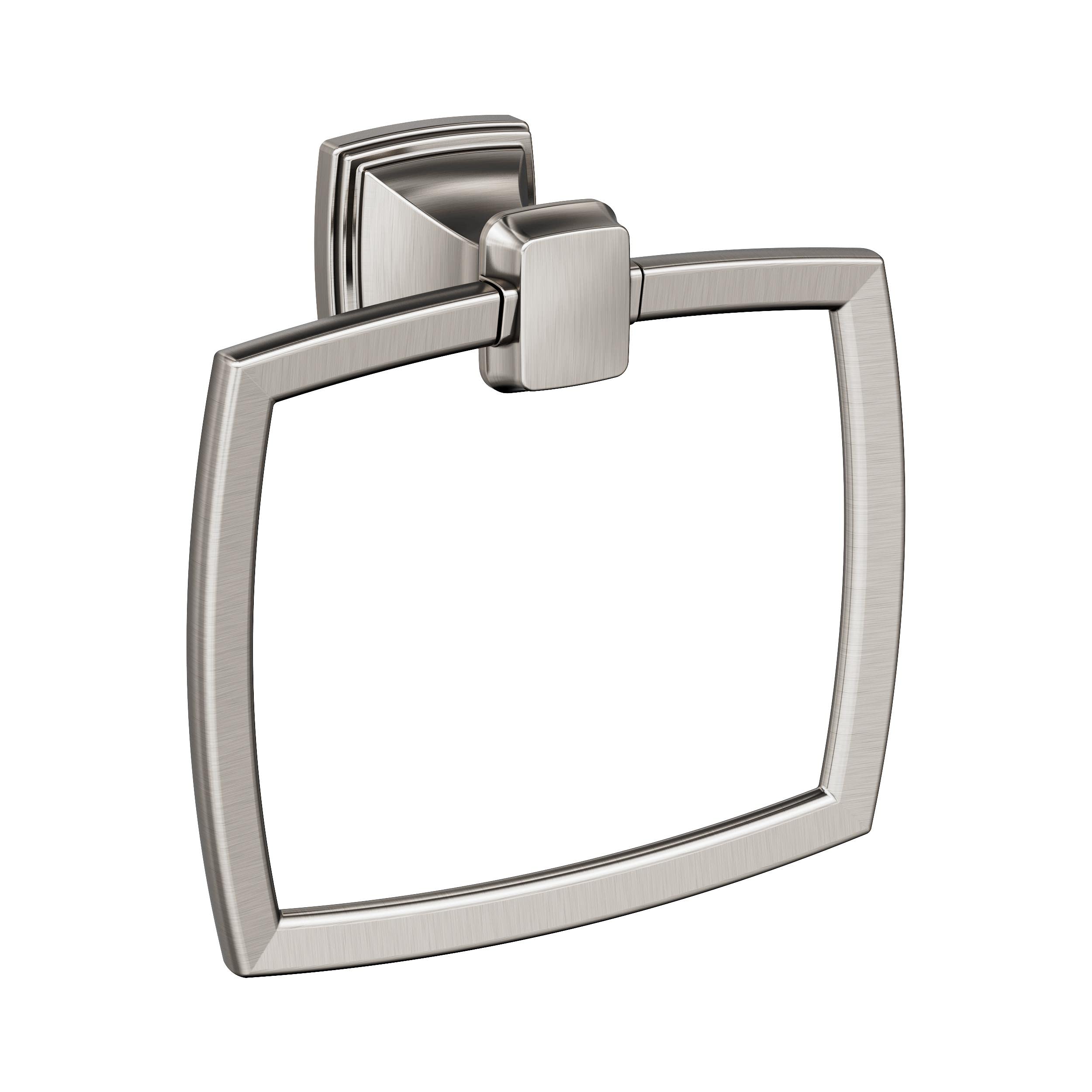 Brushed Nickel Towel Ring Holder - 6-13/16