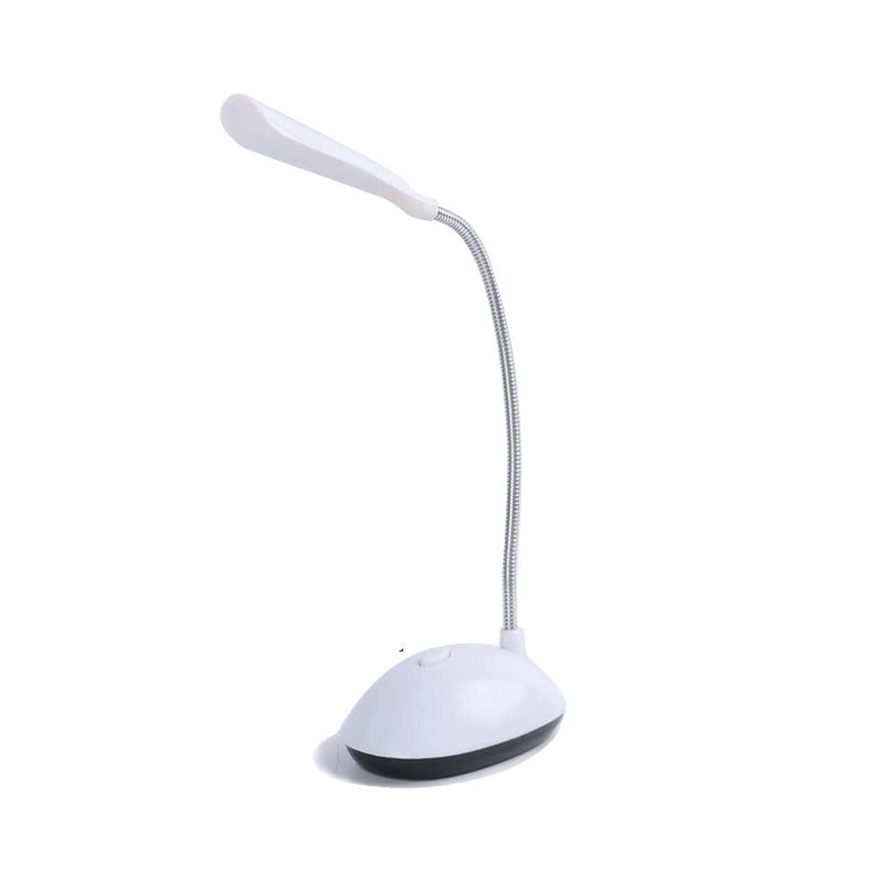 TFLABS LED Desk Lamp - Flexible Foldable Eye Protection Table Lamp with AAA Battery, Perfect for Reading, Studying, and Bedside Lighting