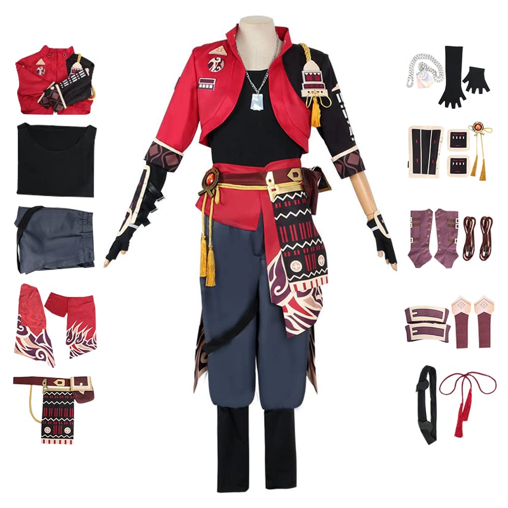Genshin Impact Cosplay Costume - Gothic Jacket Uniform Suit for Halloween, Anime Conventions & Cosplay Events | Perfect for Halloween Parties, Comic Cons & Themed Gatherings